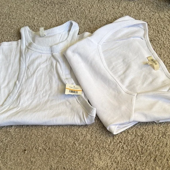 FP Movement by Free People White Crop Tops - Picture 6 of 9